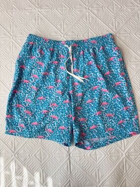 Chubbies Swim Trunks 7” Inseam Flamingo Print Size XL
